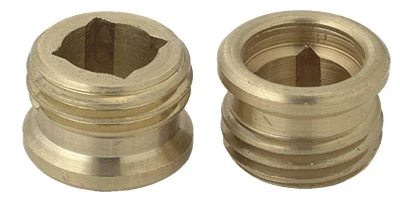 Bibb Faucet Seat, American Brass, Lead-Free Brass, 1/2-In. x 20 Thread, 2-Pk.