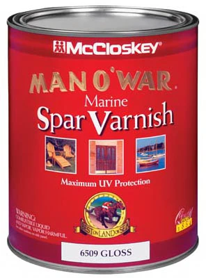 Man O'War Marine Spar Varnish, Gloss, 1 Qt.