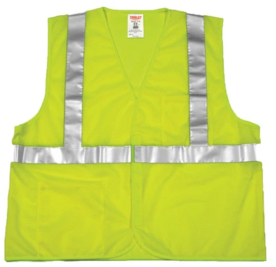 Job Sight Safety Vest Class Two Yellow Green Size Small Medium