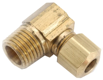 Lead-free Brass Compression Elbow, 3/8 X 3/8 In. Male Pipe Thread, Model 710069-0606
