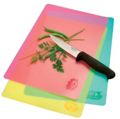 Cut & Slice Cutting Board, Food Icons, Set of 3
