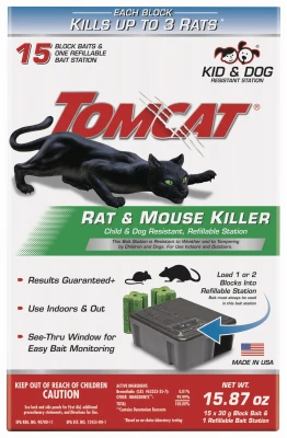 Rat Killer Bait Station, Refillable