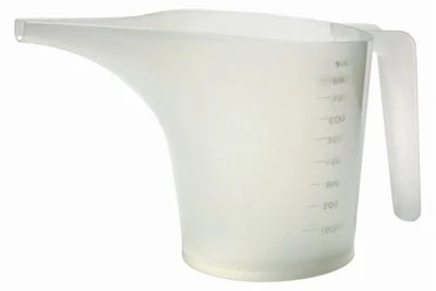 Plastic Funnel Measuring Pitcher with 3.5 Cup Capacity