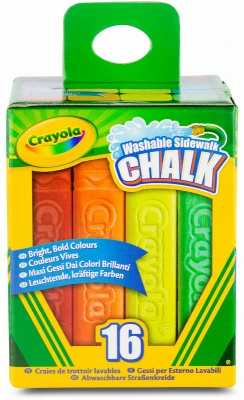 Sidewalk Chalk, 16 Colors