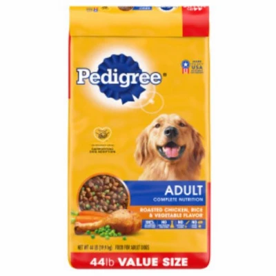 Adult Dry Dog Food, Chicken Flavor, 44 Lbs.