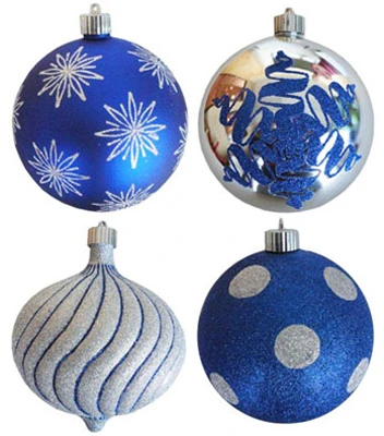 Decorated Shatterproof Ornament, Assorted, 5.9-In.