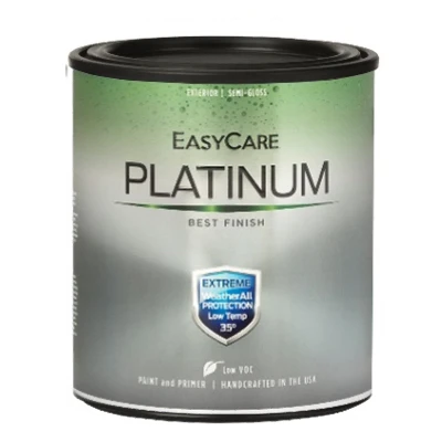 Platinum Weatherall Exterior House Paint & Primer, Waesg9-qt, White, Semi-gloss, Quart