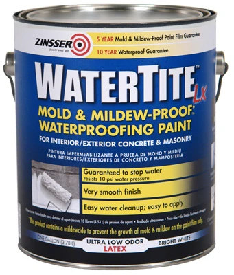 Latex Mold & Mildew Proof Waterproofing Paint, Gallon
