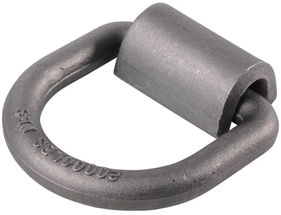 Surface Mount D-Ring Anchor, Weld On, 3/4 In.