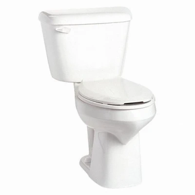 Complete Toilet-To-Go Kit with Low-Flow Elongated White Bowl