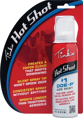 Hot Shot #1 Doe-P Lure Mist, 3-oz.