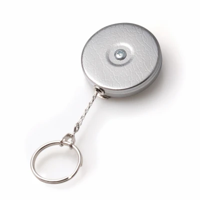 Key-bak Retractable Belt Clip Key Reel With 24-inch Stainless Steel Chain