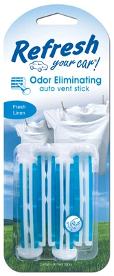 Vent Air Freshener, Fresh Linen CS Scent, 4 Pack