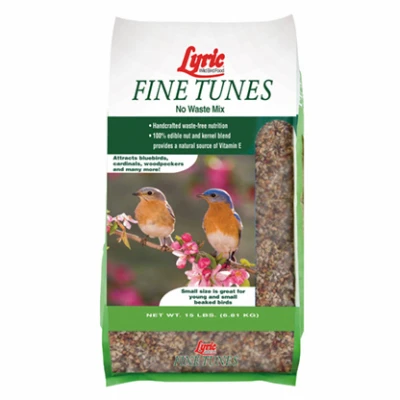 Fine Tunes Wild Bird Food, No Waste Mix, 15 Lbs.
