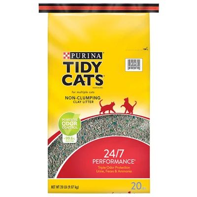 Cat Litter, Multi-Cat, 24/7, Long Lasting Odor Control, 20 Lb. Bag