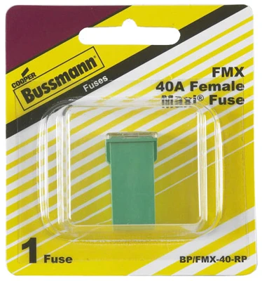 Female Maxi Fuse, Green, 40-Amp