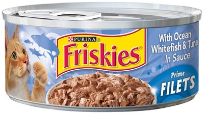 Cat Food, Ocean Whitefish & Tuna, 5.5 oz. Can
