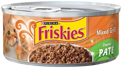 Cat Food, Mixed Pate, 5.5 oz. Can