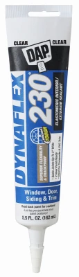 Dynaflex 230 Sealant, Clear, Indoor & Outdoor, 5.5-oz.