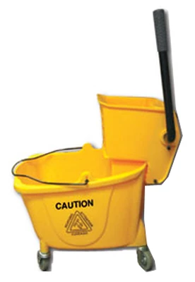 35-quart Plastic Bucket Wringer Combo For Efficient Cleaning