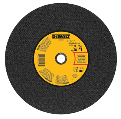 Metal Chop Saw Wheel, General Purpose, 14 x 7/64 x 1 In.