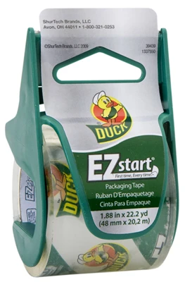 Packaging Tape, Clear, 1.88-In. x 22.2-Yd.
