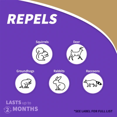 Repels-All Natural Deer Rabbit and Animal Repellent Granules 1.25 Pounds Ready to Use