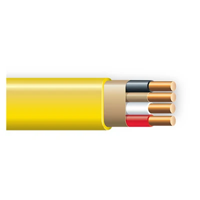 Non-Metallic Romex Sheathed Electrical Cable With Ground, 12/3, 100 Ft.