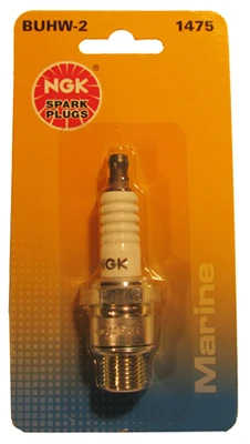 Marine Spark Plug Buhw-2 For Johnson, Mariner, And Mercury Outboards