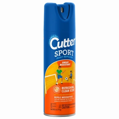 Sport Insect Repellent Aerosol Spray, 6 Ounce Can for Outdoor Protection