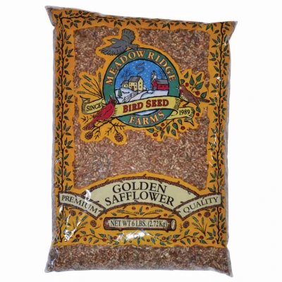 Wild Bird Food, Golden Safflower, 6 Lbs.