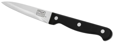 Essentials Parer Knife, Stainless Steel & Black, 3.5-In.