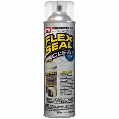 FLEX SEAL Rubber Sealant Coating, Clear, 14-oz.