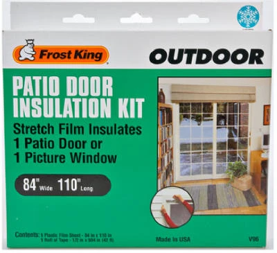 Outdoor Patio Door Insulation Kit, 84 x 110 In.