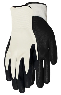 Work Gloves, Nitrile Palm With Poly Liner, Men's One Size, 5-Pk.