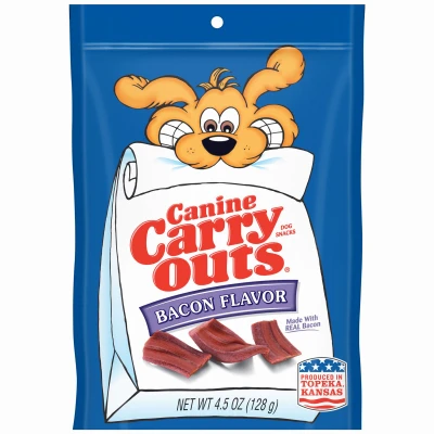 Dog Treats, Bacon Flavor, 4.5-oz.