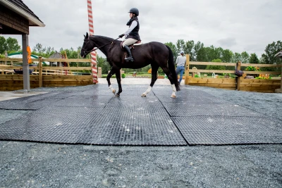Equine Stall Mat Rubber Flooring 4 Feet by 6 Feet Durable Non-Slip