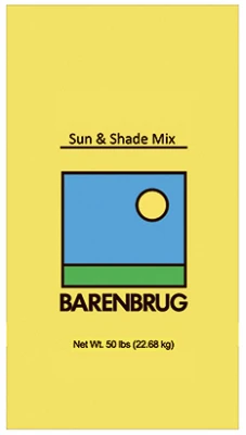 Grass Seed, Sun & Shade Mix, 50 Lbs., Covers 20,000 Sq. Ft.