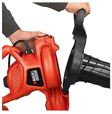 Three-In-One Electric Leaf Blower Vacuum Mulcher with 230 Miles Per Hour Air Speed