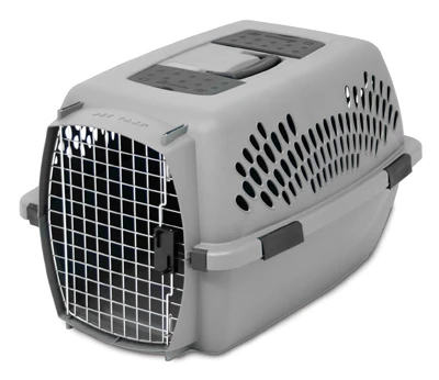 Light Gray Pet Carrier For Pets Up To 20 Pounds, Model 21085