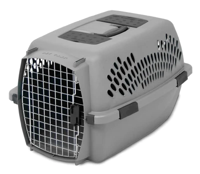 Light Gray Pet Carrier For Pets Up To 25 Pounds, Model 21086