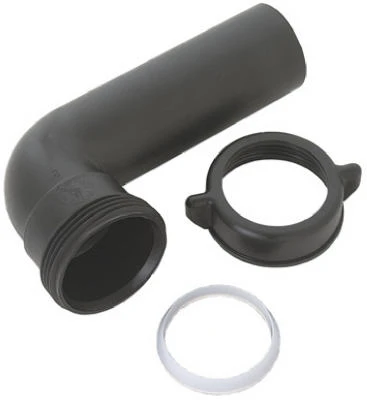 Plastic Garbage Disposal Drain Elbow, 1-1/2 Inch Outer Diameter, Model 176-134