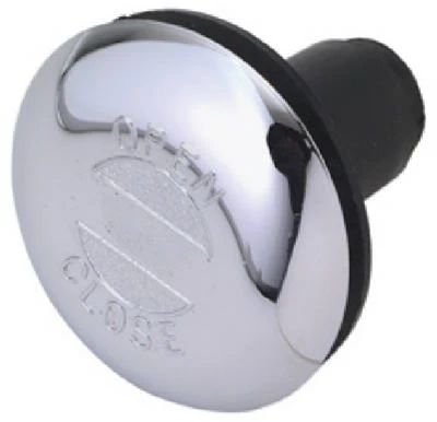 Rubber and Chrome Bath Tub Drain Stopper for Standard Bathtubs