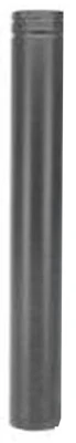 Pellet Vent Stove Pipe with Twist Lock, 3 Inch Diameter by 24 Inch Length