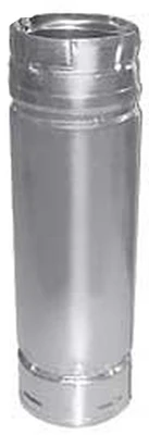 Pellet Vent Stove Pipe, Twist Lock, 3" Diameter X 12" Length