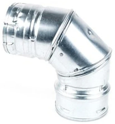 Pellet Pipe Vent 90-Degree Elbow, 4 In.