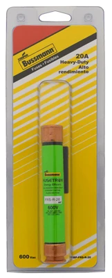 Cartridge Fuse, Type FRS-R, 20-Amp, 600-Volt