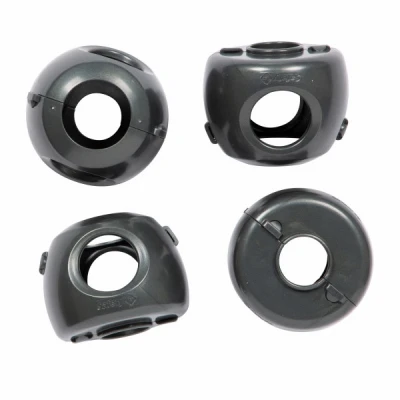 Grip N' Twist Door Knob Cover, Gray, 4-Pk.