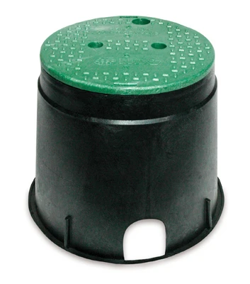 Underground Sprinkler Overlapping Irrigation Control Valve Box, 10-In.