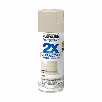 Painter's Touch 2X Spray Paint Cottage White 12 Ounce Can